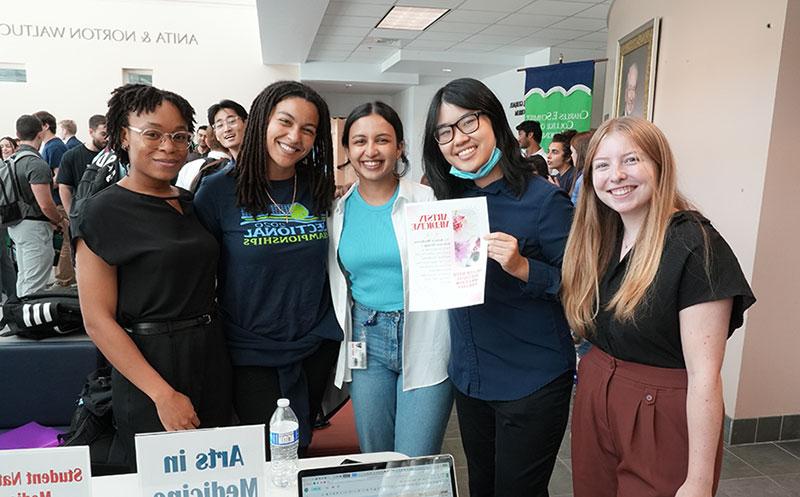 Medical students at the Caridad Health Fair